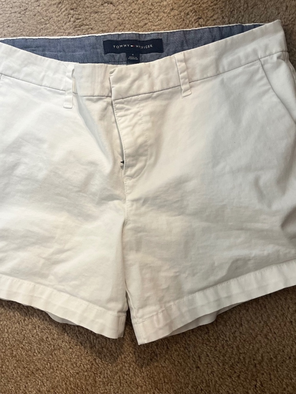 Tommy Hilfiger White Shorts S